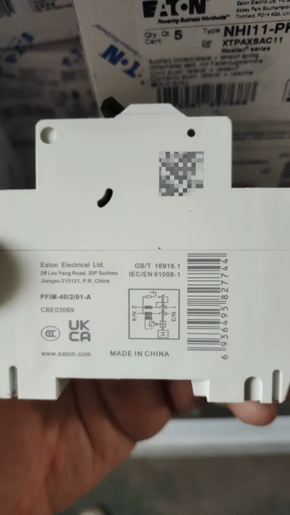 Eaton PFIM-40/2/01-A Circuit Breaker thumbnail