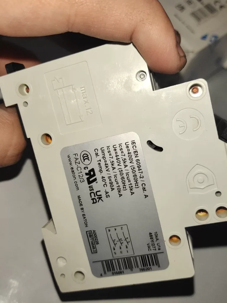 Eaton FAZ-C12/3-AS Circuit Breaker thumbnail