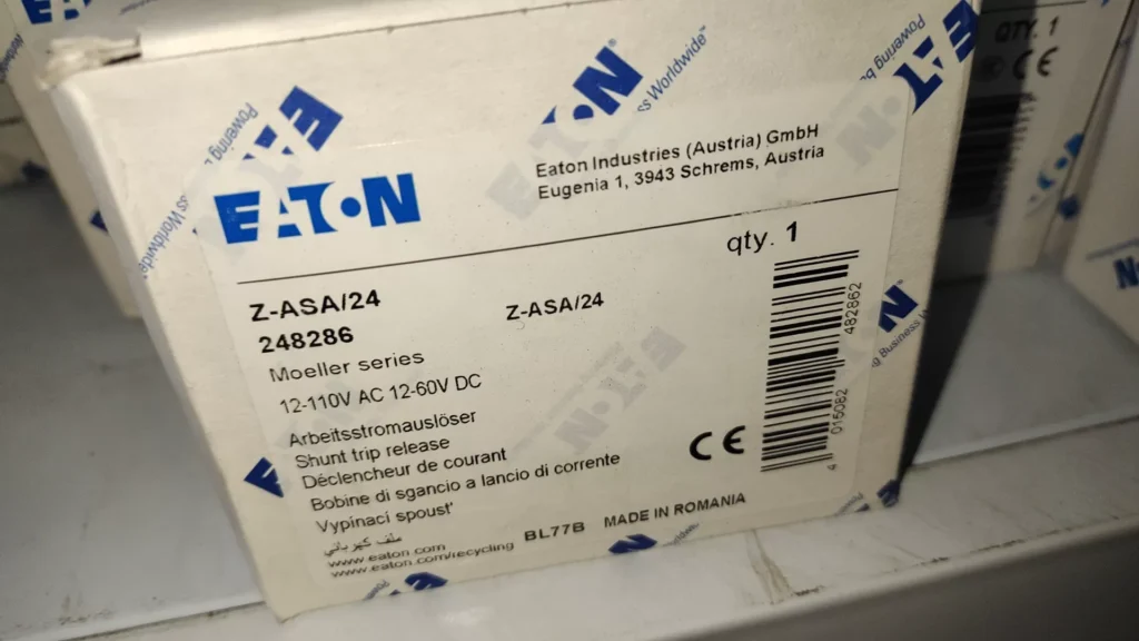 Eaton Z-ASA/24 Shunt Trip