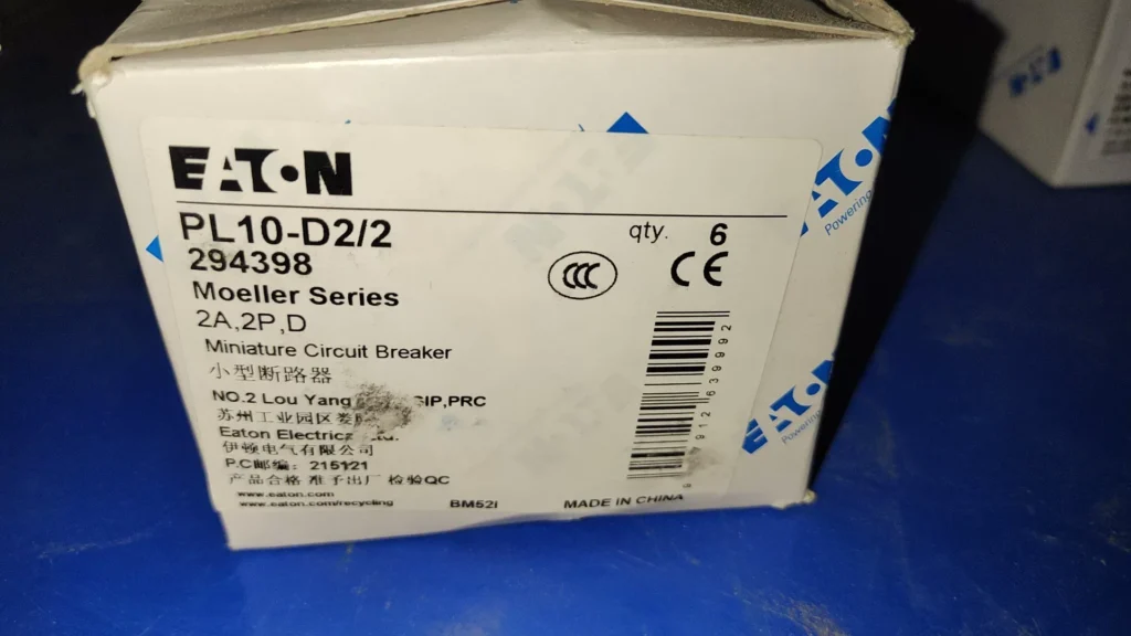 Eaton PL10-D2/2 Circuit Breaker