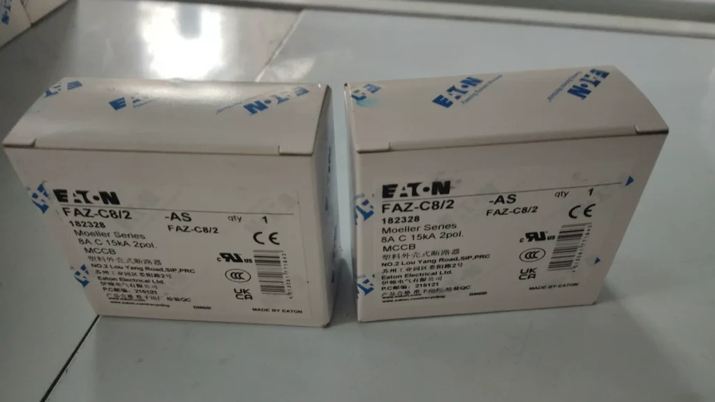 Eaton FAZ-C8/2-AS Circuit Breaker