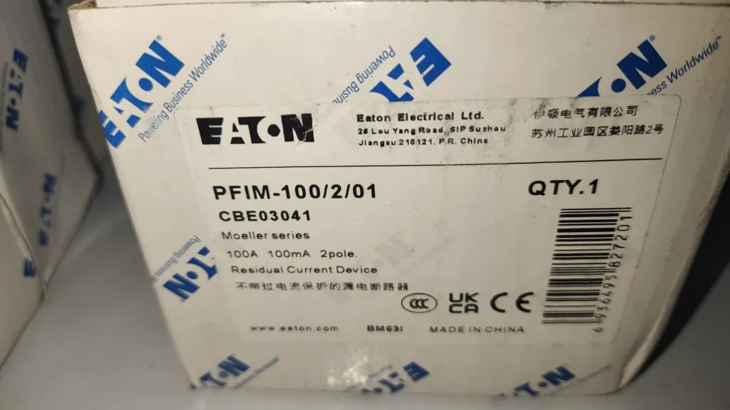 Eaton PFIM-100/2/01 RCCB