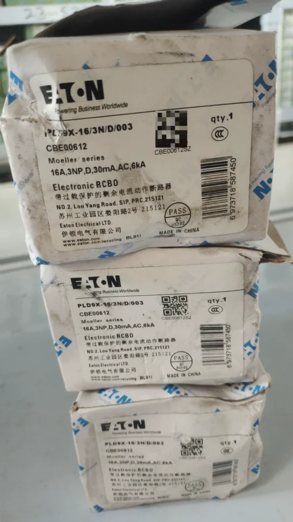 Eaton PLD9X-16/3N/D/003 Residual Current Circuit Breaker