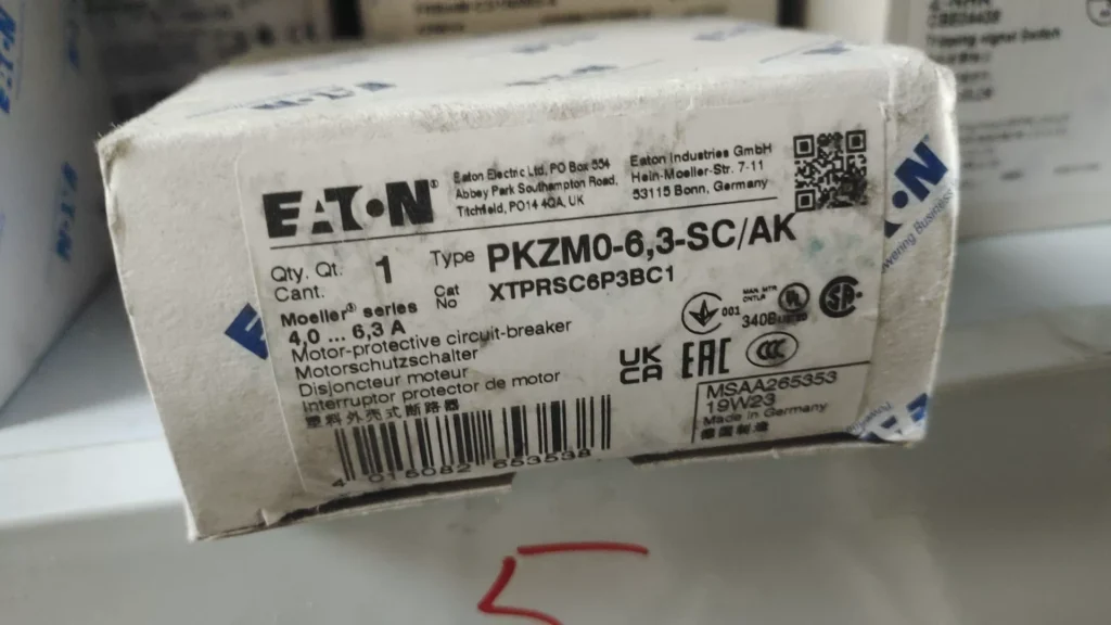 Eaton PKZM0-6,3-SC/AK Circuit Breaker