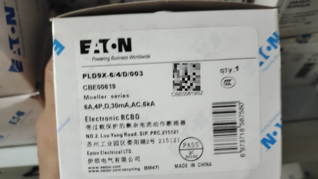 Eaton PLD9X-6/4/D/003 Circuit Breaker