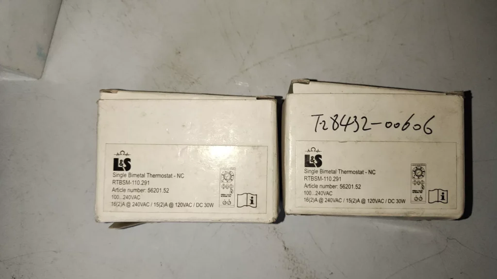 LS ELECTRIC RTBSM-110.291 Bimetal Thermostat