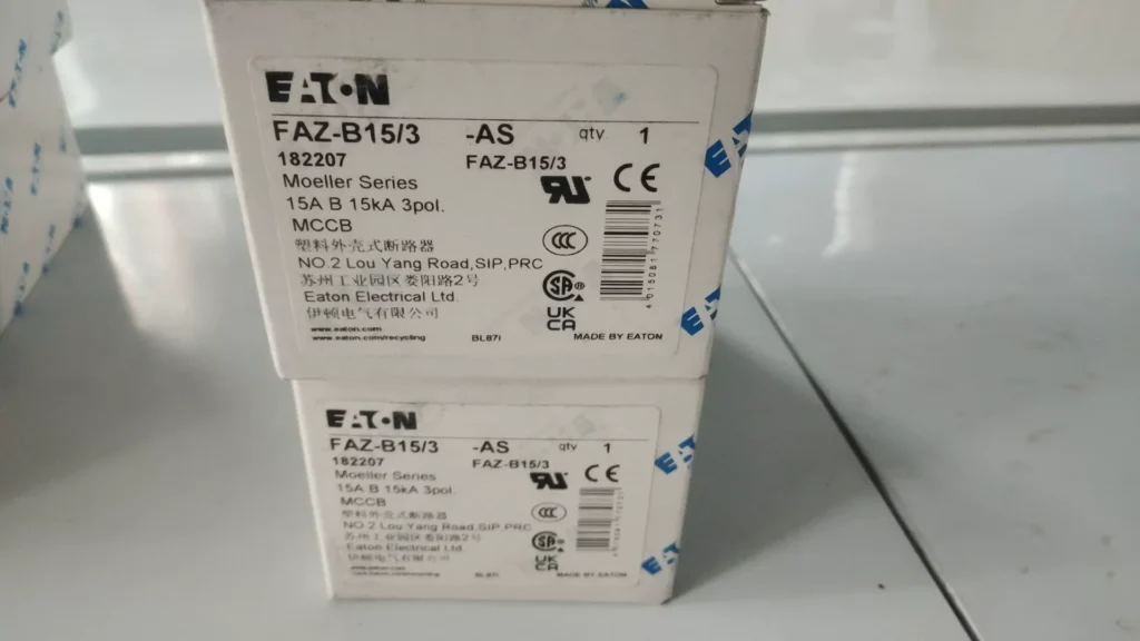 Eaton FAZ-B15/3-AS Circuit Breaker