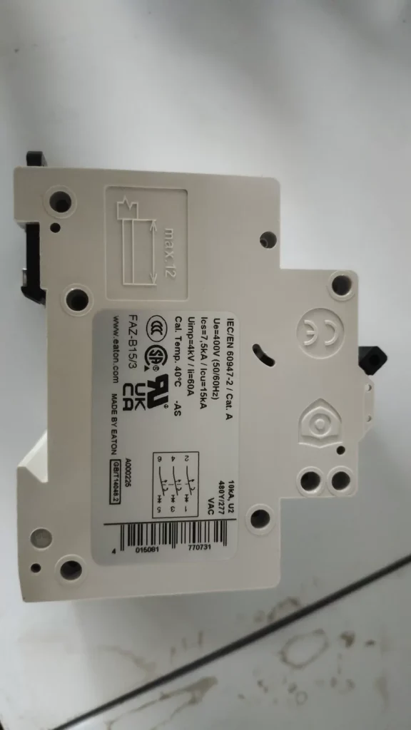 Eaton FAZ-B15/3-AS Circuit Breaker thumbnail
