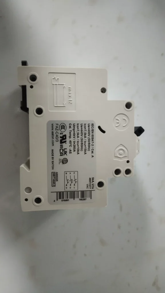 Eaton FAZ-C40/3-AS Circuit Breaker thumbnail