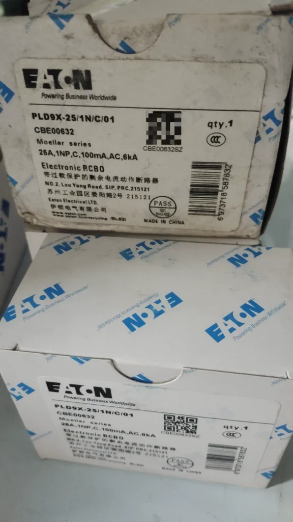 Eaton PLD9X-25/1N/C01 Residual Current Circuit Breaker