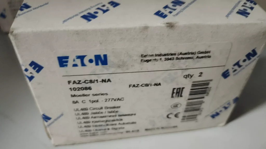 Eaton FAZ-C8/1-NA Circuit Breaker