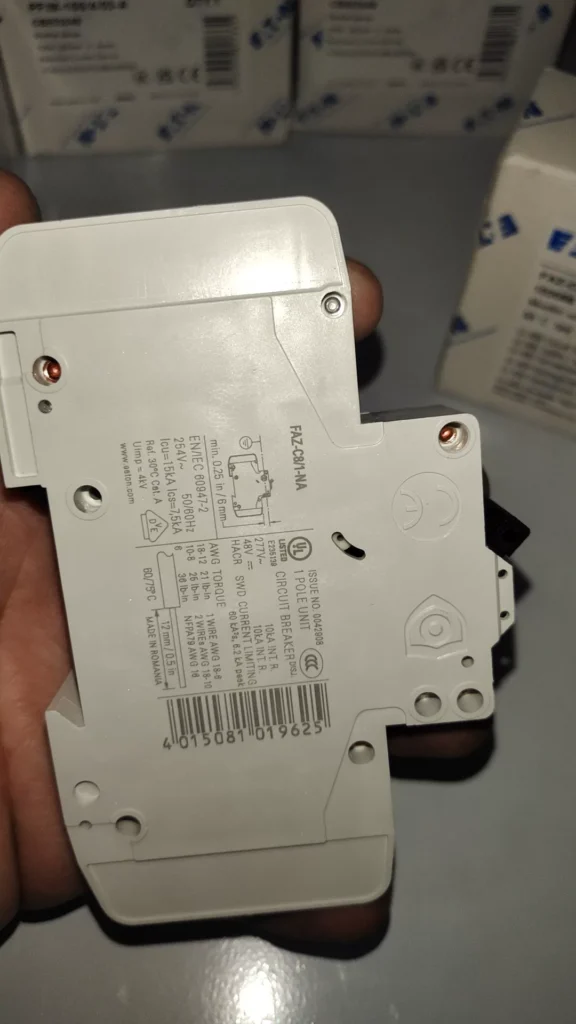 Eaton FAZ-C8/1-NA Circuit Breaker thumbnail