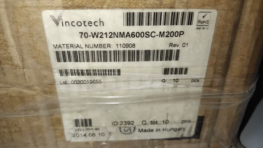 Vincotech 70-W212NMA600SC-M200P Power Module