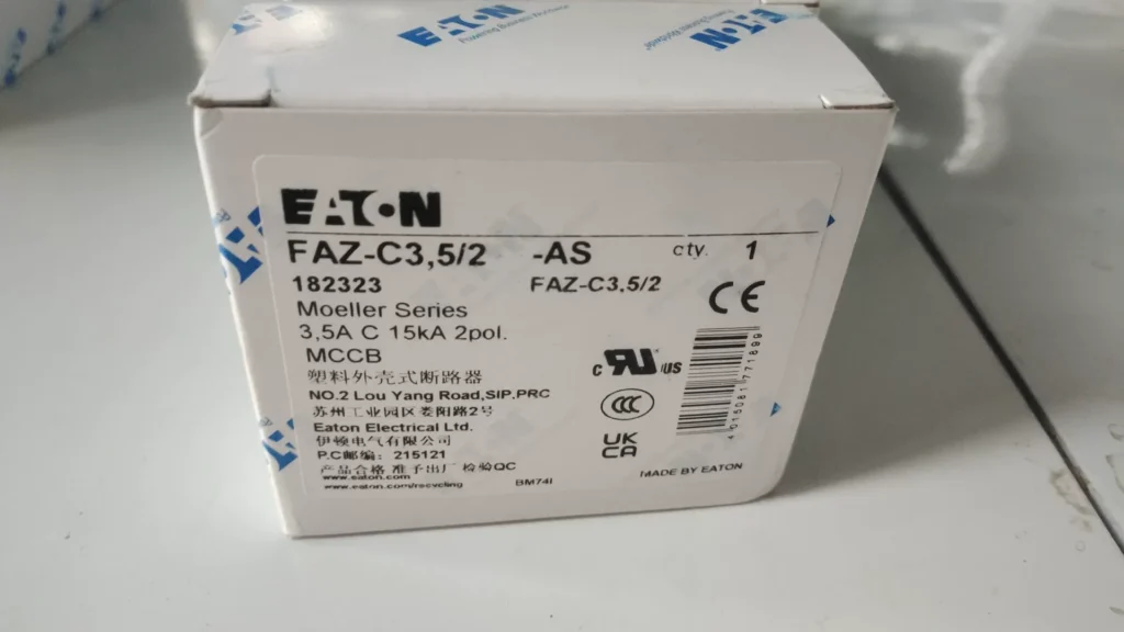 Eaton FAZ-C3,5/2-AS Circuit Breaker