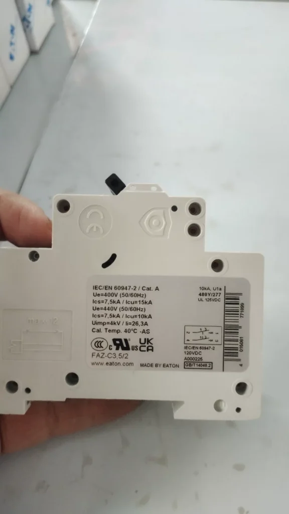 Eaton FAZ-C3,5/2-AS Circuit Breaker thumbnail