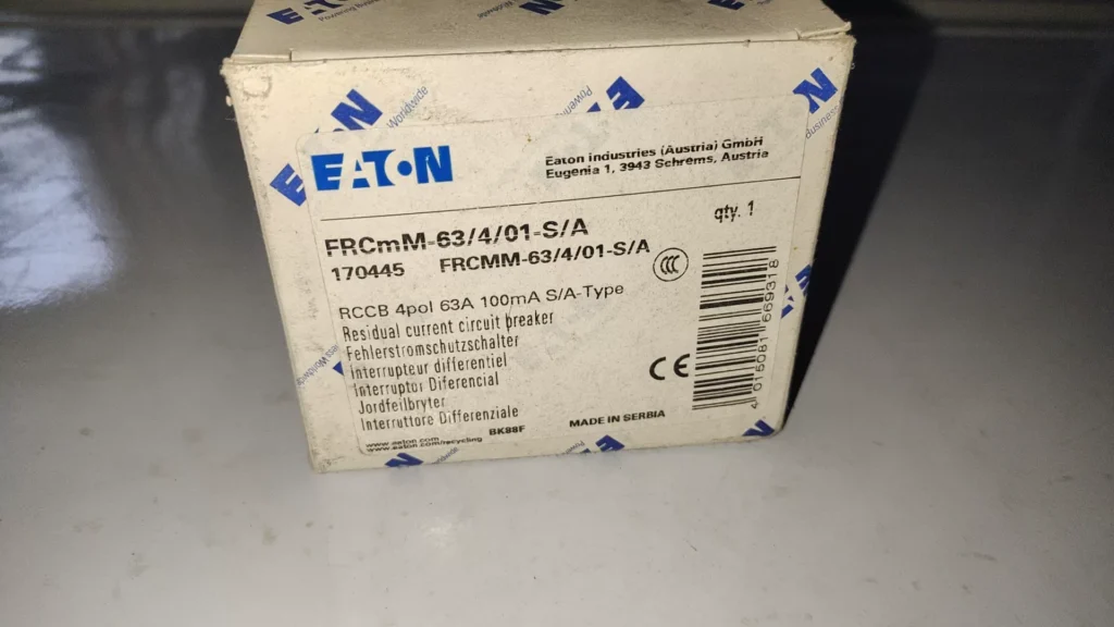 Eaton FRCmM-63/4/01-S/A Circuit Breaker