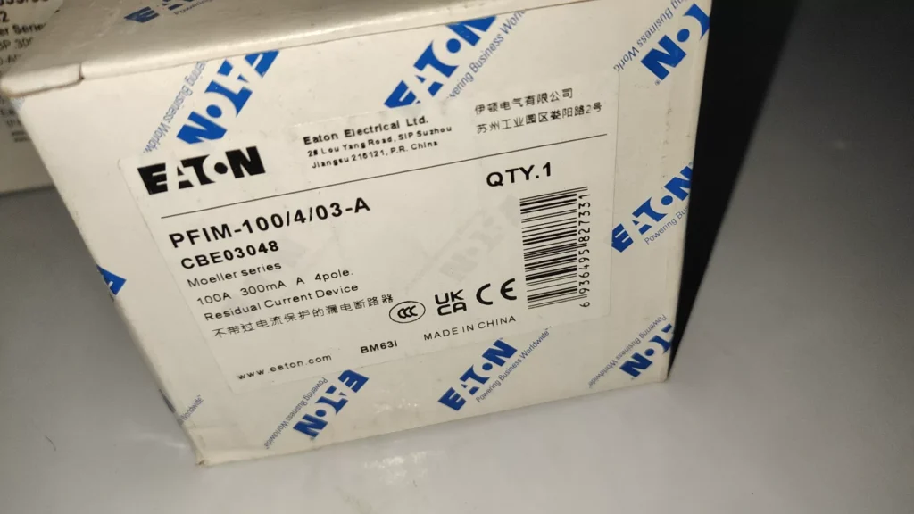 Eaton PFIM-100/4/03-A Circuit Breaker