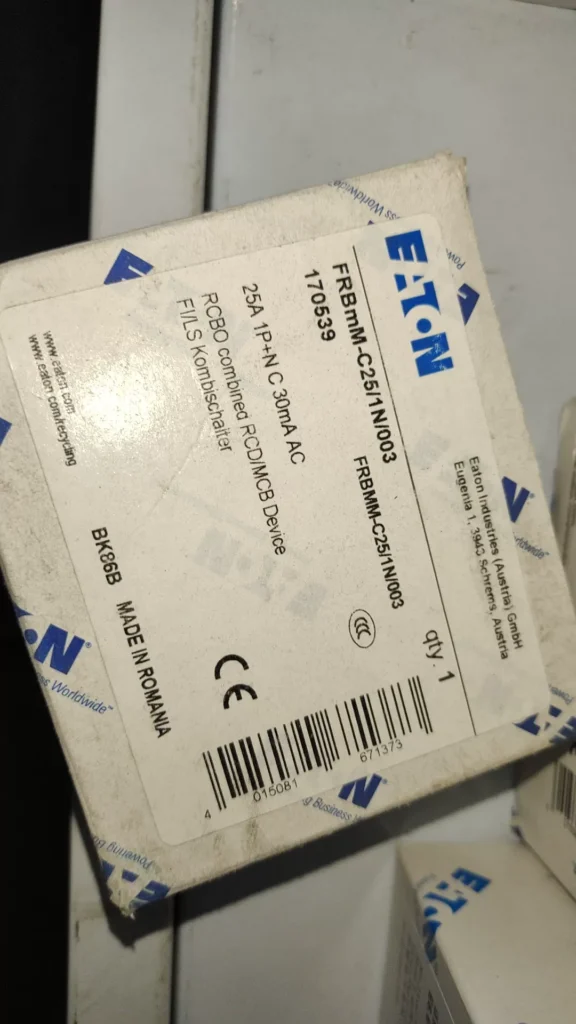 Eaton FRBmM-C25/1N/003 Circuit Breaker