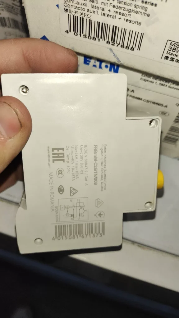 Eaton FRBmM-C25/1N/003 Circuit Breaker thumbnail