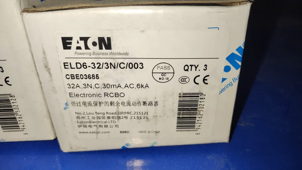 Eaton ELD6-32/3N/C/003 Circuit Breaker