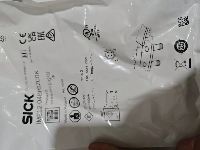SICK Proximity Sensor IME12-04BPSZCOK