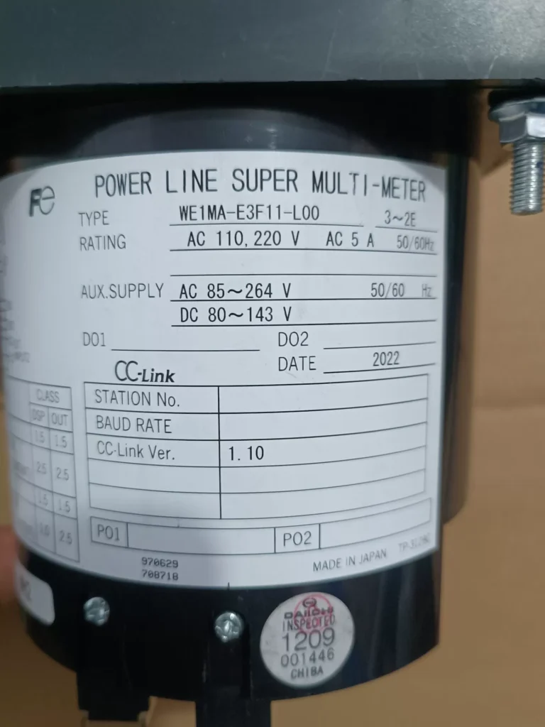 Fuji Electric WE1MA-E3F11-L00 Instrument thumbnail