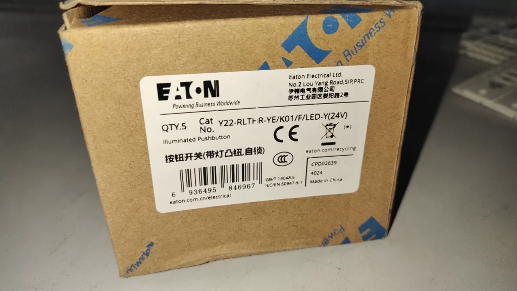 Eaton Y22-RLTHR-YE/K01/F-LED-Y(24V) Switch