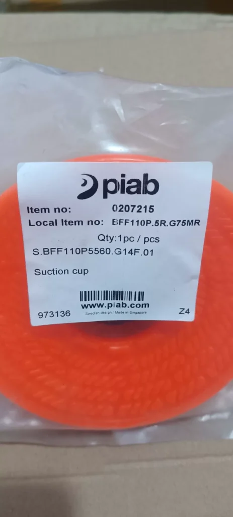 Piab 0207215 Vacuum Cup