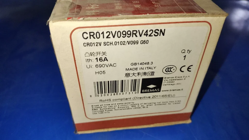 BREMAS CR012V099RV42SN Switch
