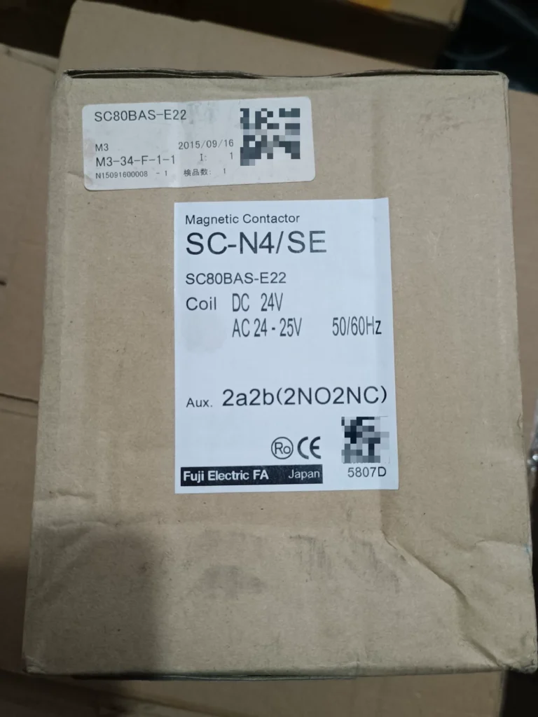Fuji Electric SC-N4/SE Contactor