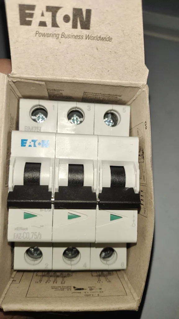 Eaton FAZ-C0.75/3 Circuit Breaker thumbnail