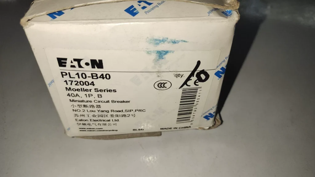 Eaton PL10-B40 Circuit Breaker