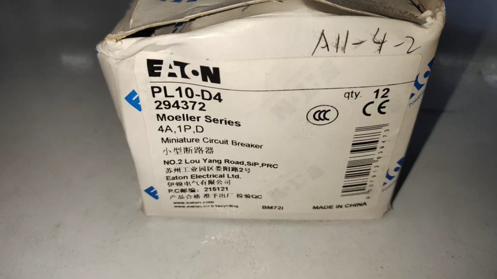 Eaton PL10-D4 Circuit Breaker
