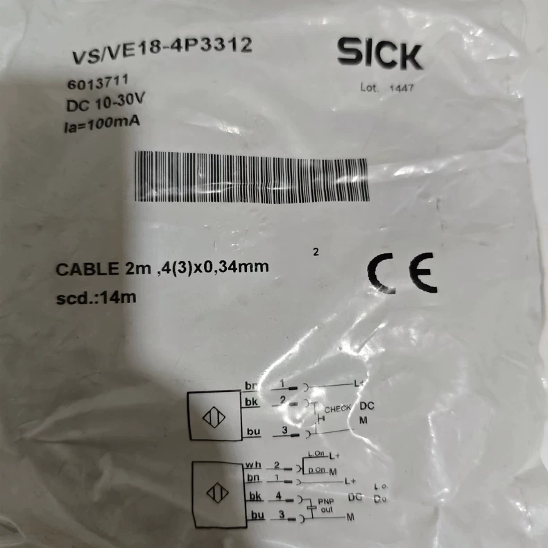 SICK Photoelectric Sensor VS/VE18-4P3312 thumbnail