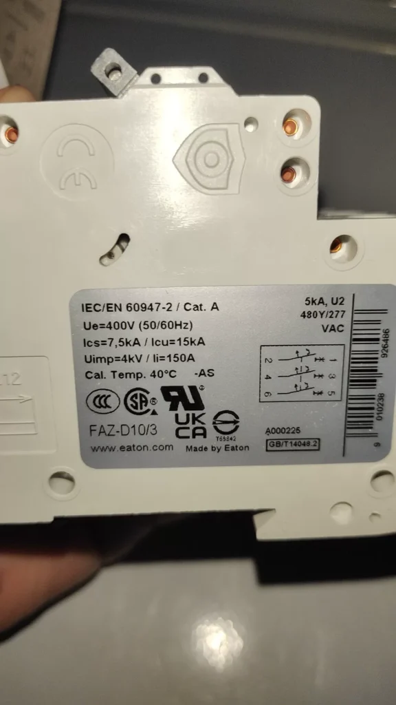 Eaton FAZ-D10/3-AS Circuit Breaker thumbnail