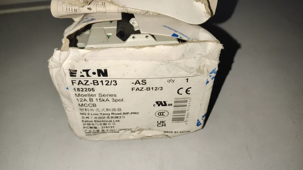 Eaton FAZ-B12/3-AS Circuit Breaker