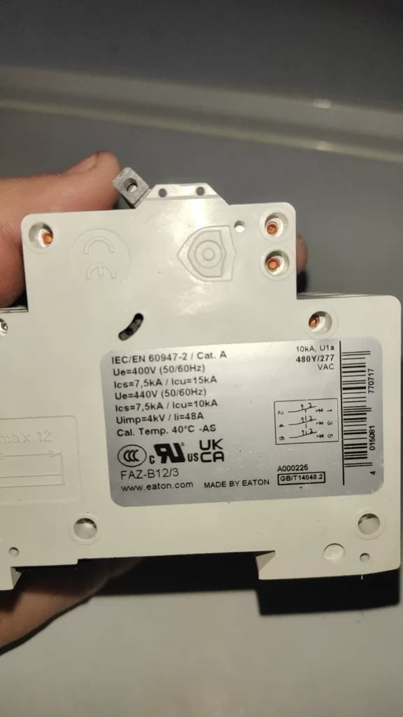 Eaton FAZ-B12/3-AS Circuit Breaker thumbnail