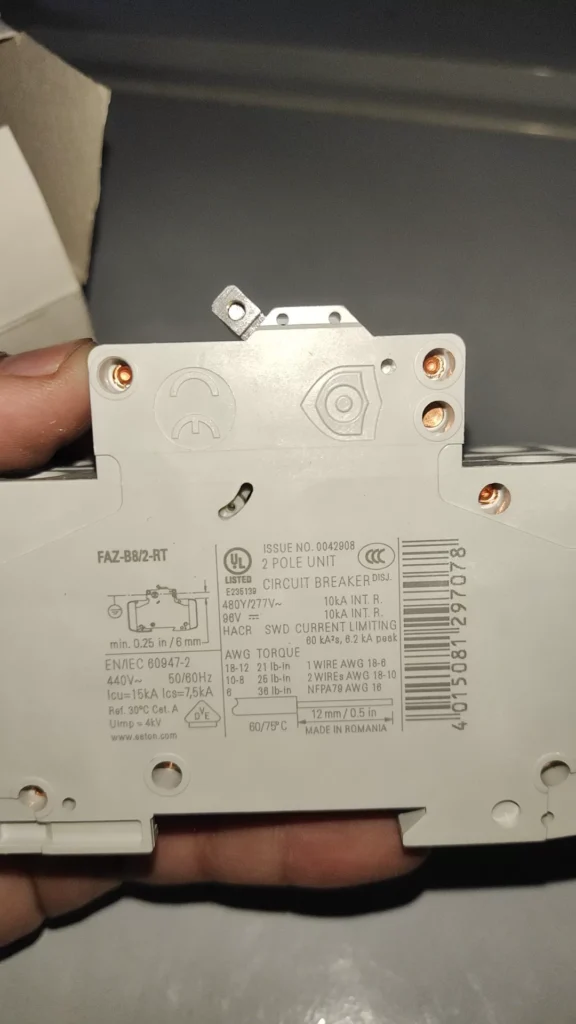 Eaton FAZ-B8/2-RT Circuit Breaker thumbnail