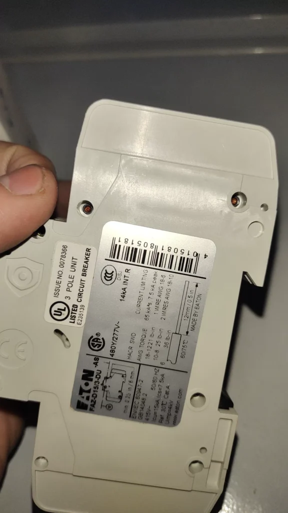 Eaton FAZ-D15/3-DU Circuit Breaker thumbnail