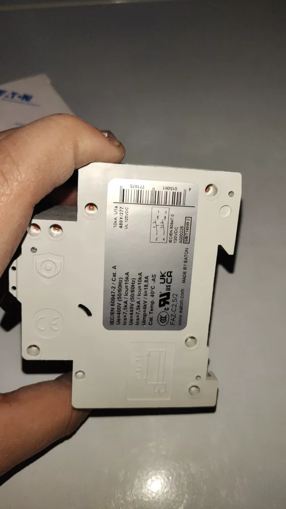Eaton FAZ-C2,5/2-AS Circuit Breaker thumbnail