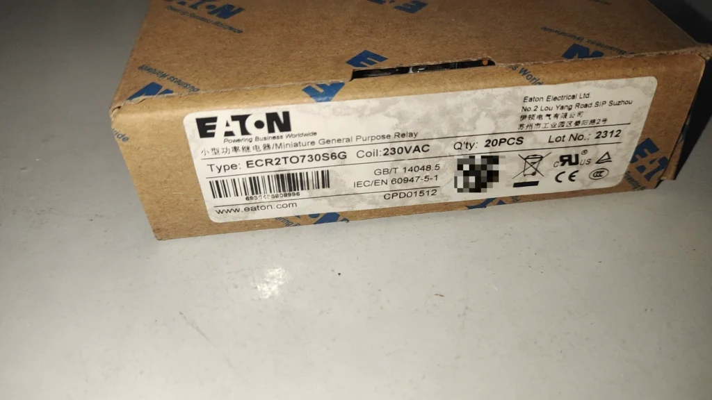 Eaton ECR2T0730S6G Relay