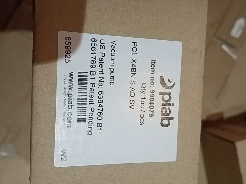 Piab PCL.X4BN.S.AD.SV Vacuum Pump