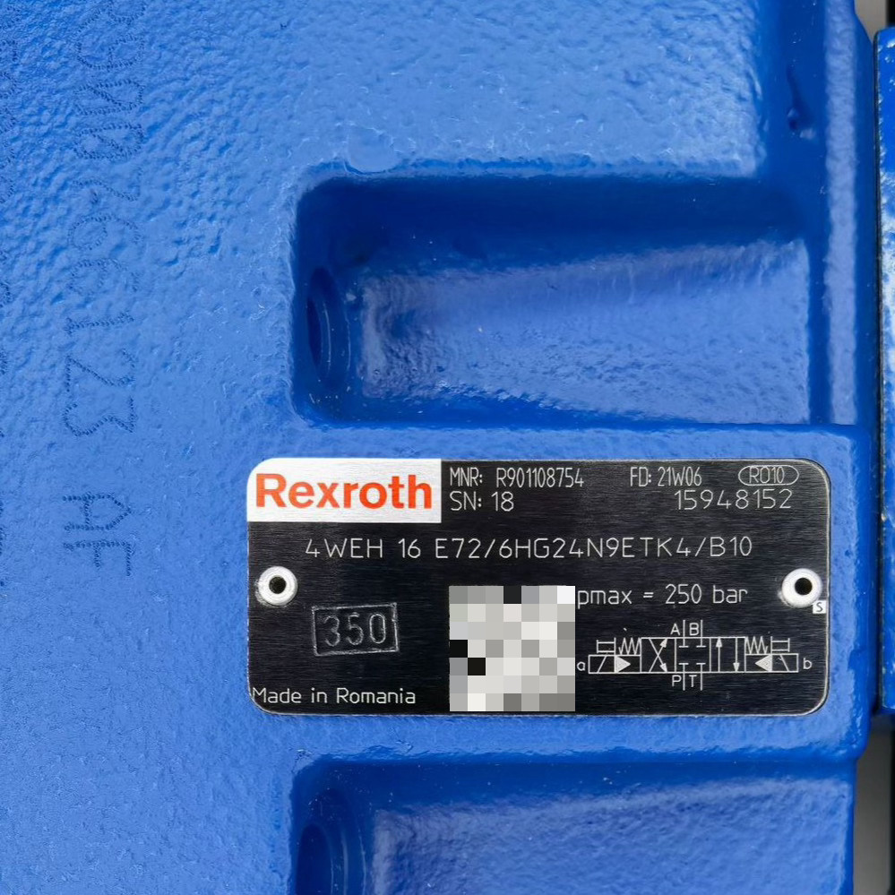 Bosch Rexroth R900924874 4WEH16D7X/6EG24N9ETK4/B10 Valve