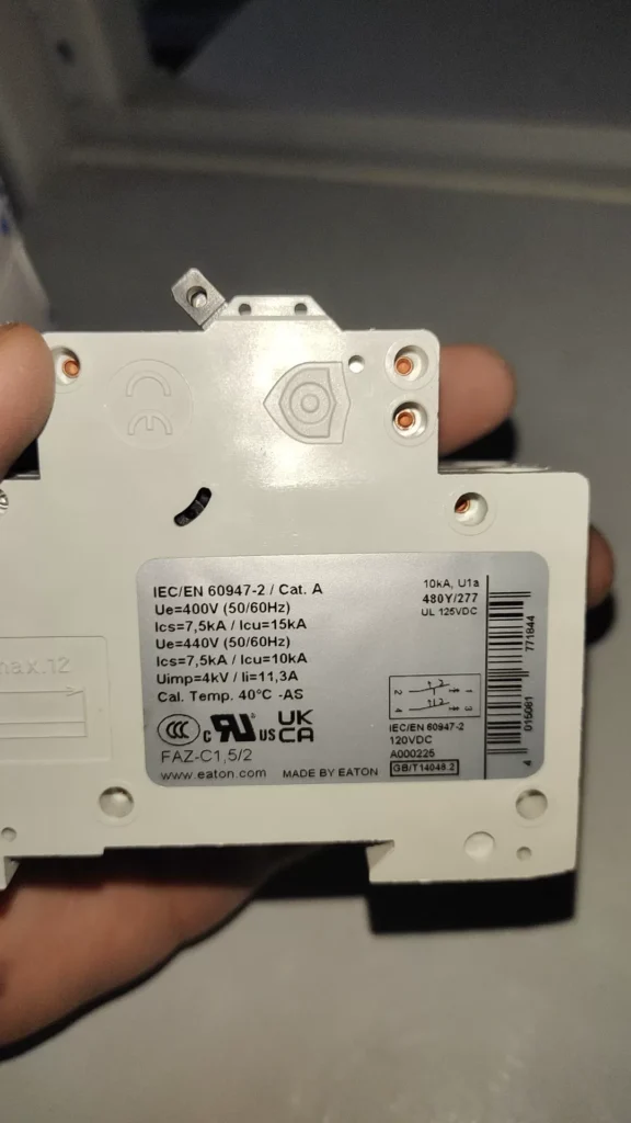 Eaton FAZ-C1,5/2-AS Circuit Breaker thumbnail