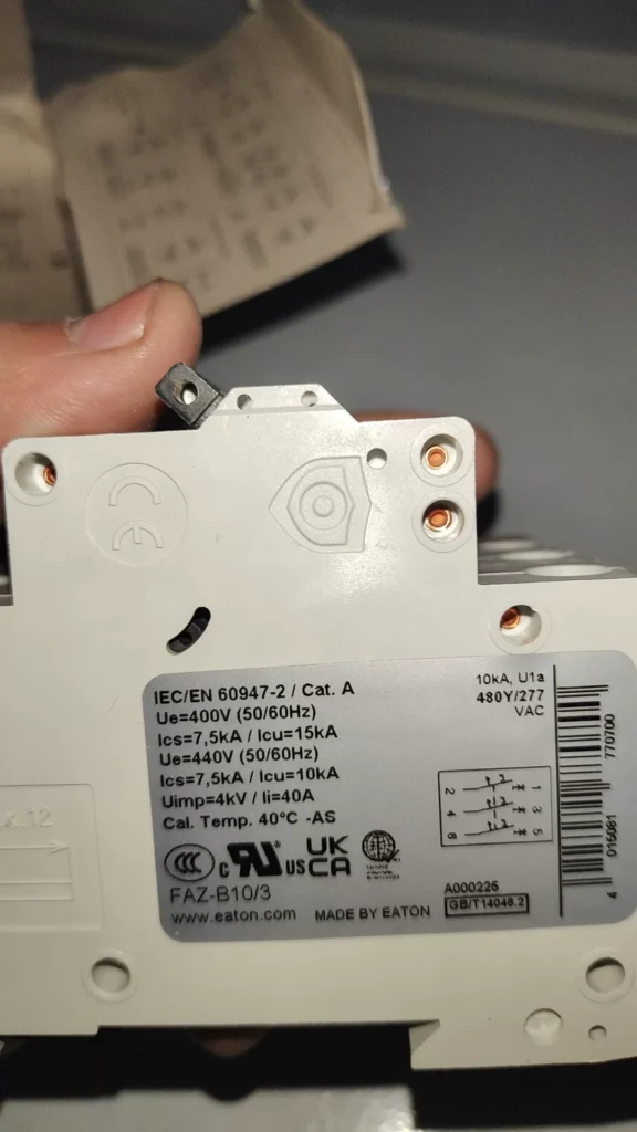 Eaton FAZ-B10/3-AS Circuit Breaker thumbnail