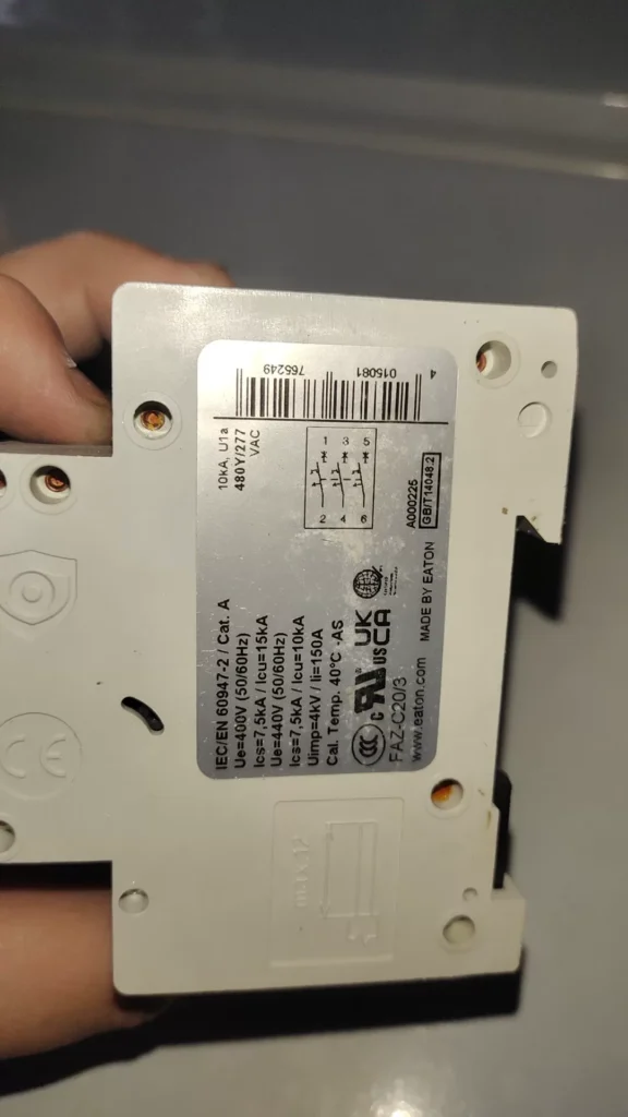 Eaton FAZ-C20/3-AS Circuit Breaker thumbnail