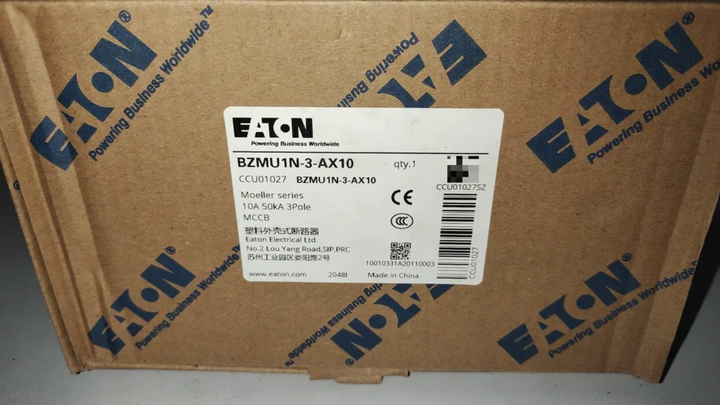 Eaton BZMU1N-3-AX10 Circuit Breaker