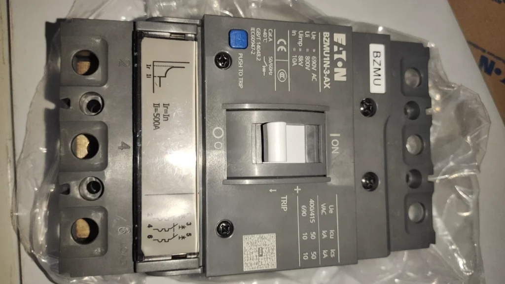 Eaton BZMU1N-3-AX10 Circuit Breaker thumbnail