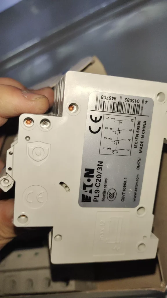 Eaton PL9-C20/3N Circuit Breaker thumbnail