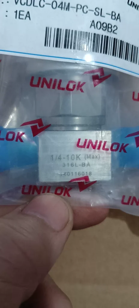 UNILOK VCDLC-04M-PC-SL-BA Diaphragm Valve thumbnail